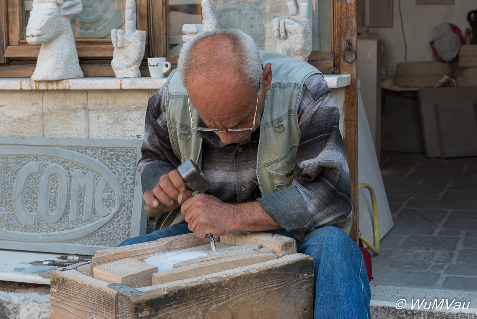 Handwerker in Gjirokaster