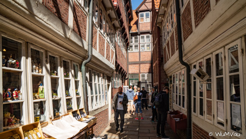 Schmale Gasse - Krayenkamp nahe Michel