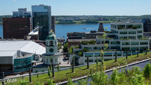 Uhrturm Halifax - Blick von der Zitadelle