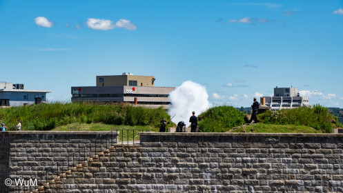 Zitadelle Halifax - Abfeuern historischer Kanone