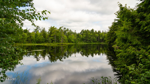 noch ein See nahe Bedford bei Wanderung