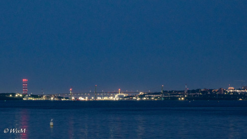 Halifax bei Nacht (von Bedford-Bay)
