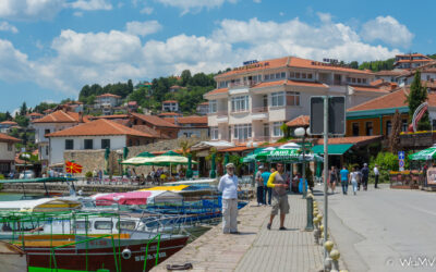 Ohrid-See in Mazedonien